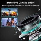 Gaming Headset For Pc ps4 ps5 xbox One switch  Stereo Surround Sound Black 