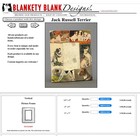 Jack Russell Terrier Picture Frame - Blankety Blank Designs - Holds 3 5   x5    New