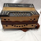 Vintage La Studente Accordion Made In Germany 12 Bass Piano Keys Parts Repair