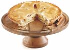  wood Cake Stand With Glass Dome  Transformable To Cheese Board - Multi-function
