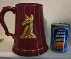 Extra Large Vintage Red  Whitbread Tankard By Harry E Tunnicliffe  19cms Perfect