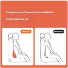 Car Memory Foam Lumbar Support Cushion Waist Pillow Backrest Seat Driver Travel