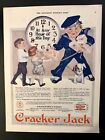 1919 Cracker Jack Print Ad Saturday Evening Post Magazine Snack Candy Vintage