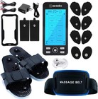 Tens Unit Muscle Stimulator For Pain Relief Muscle Therapy Rechargeable Ems D   