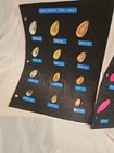 Rare - Vintage Fishing Lure Spinner Blade Salesman Sample Boards Lot 