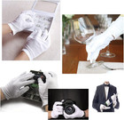 White Cotton Gloves  12 Pairs  Suitable For Dry Hand Moisturizing Cosmetics  Han