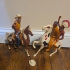 Hartland  Vintage 1950   s Plastic Figures Lot read