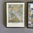 Vintage Antioch Bookplates Old World Map Design From The Library Of  
