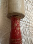 Lot Of 2 Wooden Rolling Pins With Handles Farmhouse Kitchen Decor 17    X 2   2 5   