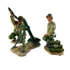 1 30 Scale Diecast King   Country Wwii Us Army 3rd Infantry Mortar Team Set Lot