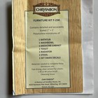 Dollhouse Chrysnbon Bathroom Kit  Victorian Plastic 1 12 Bathtub  No Sink Read