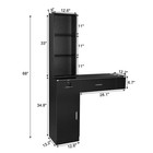 Barber Salon Cabinet Hair Stylist Storage Desk Hair Styling Beauty Spa Equipment