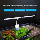 Led Aquarium Light Full Spectrum Clip Fish Tank Light Plants Light Double Swing