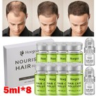 8pcs set Microneedle Hair Regrowth System  Advanced Hair Treatment Ginseng Serum