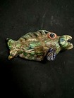 Large Ancient Very Rare Phoenician Face Bead Roman Jewish Stunning Fish U11