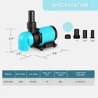 660gph Aquarium Return Pump W  Lcd Controller  Dc 24v 25w  Quiet