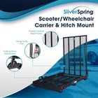 Silver Spring Folding Steel Scooter wheelchair Carrier With Ramp   Hitch Mount
