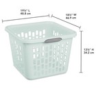 Sterilite Laundry Basket  1 5 Bushel Plastic Hamper With Handles  Mint  12 Pack