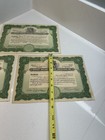 Lot Of 3 Duplex Motion Picture Industries Stock Certificates 1924 1925 Vintage