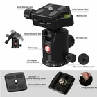 Zomei M8 Transverse Center Column Tripod Monopod Ball Head For Camera Video Us
