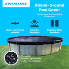 Swimline 18  Blue Winter Round Above Ground Swimming Pool Cover  open Box 