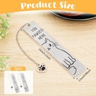 Cat Lover Gifts Bookmarks For Women Men Girls Coworkers Birthday Reading
