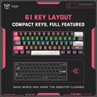Onikuma G55 60  Mechanical Gaming Keyboard Rgb Backlit Brown Switch Wired