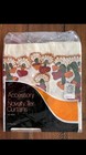 Vintage Jcpenney Valance Curtain Mushrooms 68  X 11  Nip 4 Available