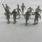 13 Vintage Marx Germany Soldiers Lot Gray Mcmlxiii
