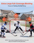 Vevor 12x7 Ft Hockey Net Backstop Durable Hockey Goal Backstop Net   net Only 