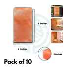 Himalayan Salt Bricks   Tiles Pack Of 10 Ideal For Salt Spa   Sauna  Size  8x4x2