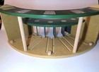 Wooden Train Roundhouse W  Turntable  Holds 5 Engines compatible W  Railway Sets