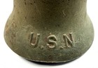 Original Wwii U s  Navy Ship s Quarterdeck Bell  Harvard Lock Co   u s n  