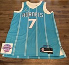 Kon Knueppel Charlotte Hornets Signed Jordan Teal 2021-22 Icon Swingman Jersey
