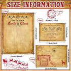12 Sets Christmas Official Letter And Certificate From Santa Claus Including Nic