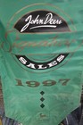 John Deere 1997 Vintage Heraldic Style Banner Signature Sales Advertising Sign