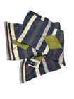 Gap Kids Argyle Scarf 50x8 Navy Green Multicolor Acrylic Wool Blend Neckwarmer