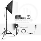 Neewer 24x24in Softbox With E26 Porcelain Socket ul Certified Power Cord