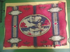 Native American 8 X 12 Cigar Box Flannel Tapestry-as Is-good-take A L  k