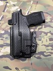 Black Carbon Fiber Kydex Iwb Claw Holster Sig P365 Xl Streamlight Tlr-7 Sub Sig