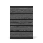 Scottsdale 5 Drawer Chest  Black Woodgrain