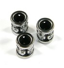 Skull Column Beads Stainless Steel For Leather   Paracord Bracelets   Lanyards