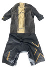 New 2xu Men Project X Trisuit Medium Black gold Mt4834d Aero Endurance Race Suit