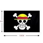 3x5 Ft One Piece Luffy s Straw Hat Pirate Flag High Quality Polyester Banner