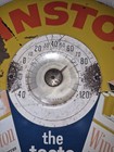 Vintage Winston Cigarettes Old 1950 s Advertising Metal Thermometer