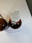 Lot Of 2 Fredericksburg Brewing Co 2l Amber Glass Growlers German Swing Top Lids