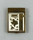 Vintage Mini Pocket Address Phone Number Book Texas Souvenir Metal Embossed