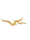 Brass Flying Seagulls Birds Vintage Wall Hanging Mid Century Modern Mcm 27 