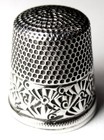 Antique Ketcham   Mcdougall Sterling Silver Thimble     palmettes     C1880s
