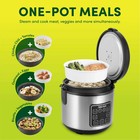 Aroma 8-cup Digital Rice Cooker   Food Steamer With Bonded Granite Nonstick